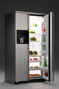 Americk chladnika Screenfridge Electrolux